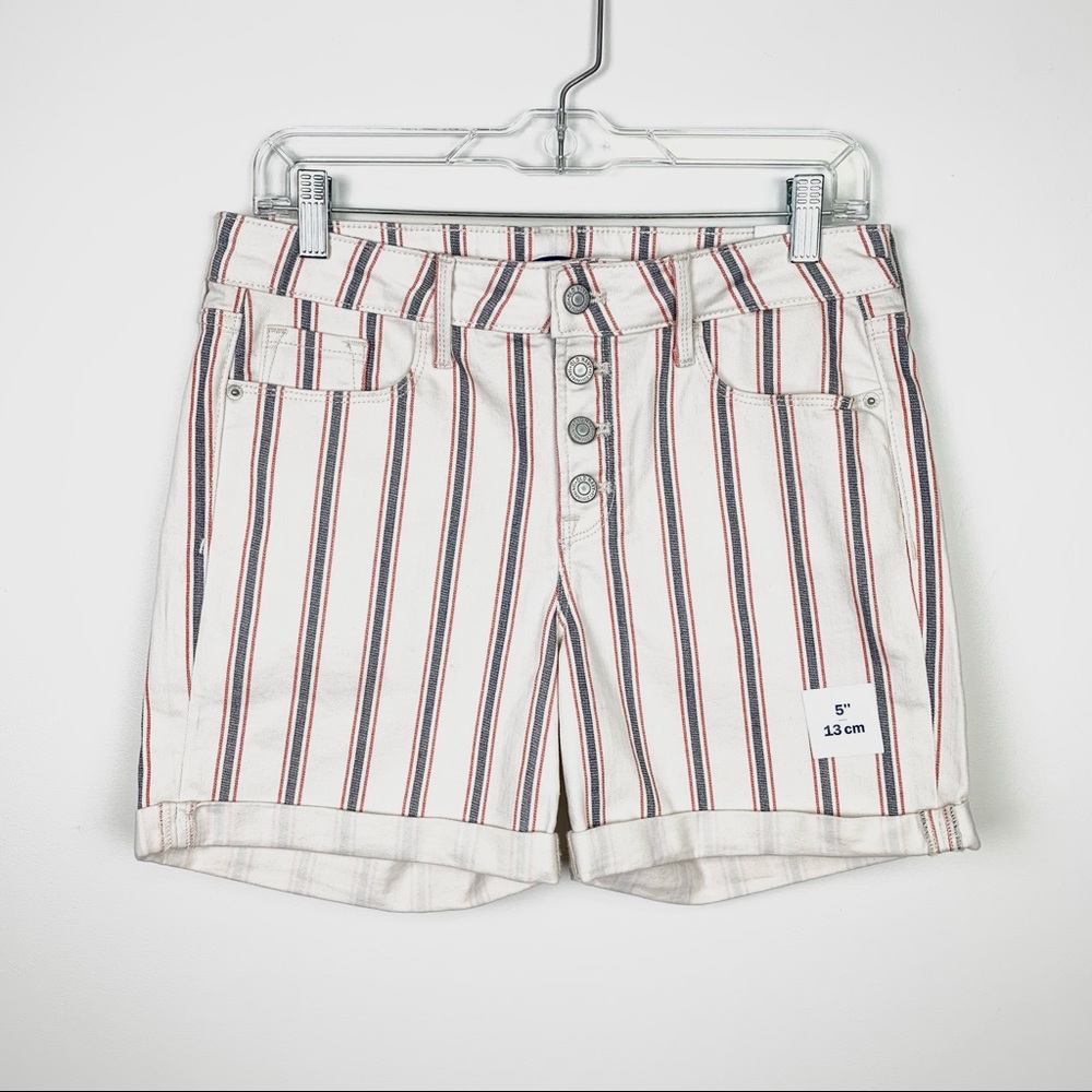 NWT Old Navy Button Fly Mid Rise 5" Inseam Shorts